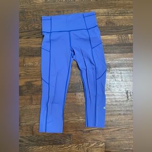 Lululemon Fast and Free Crop Leggings